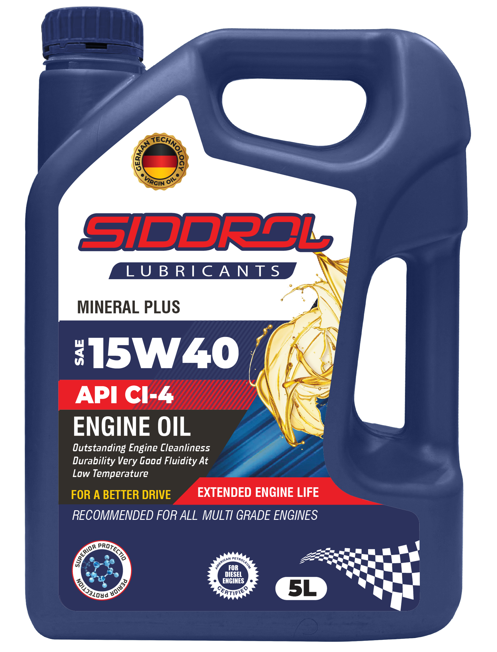 SAE 15W40 API CI-4