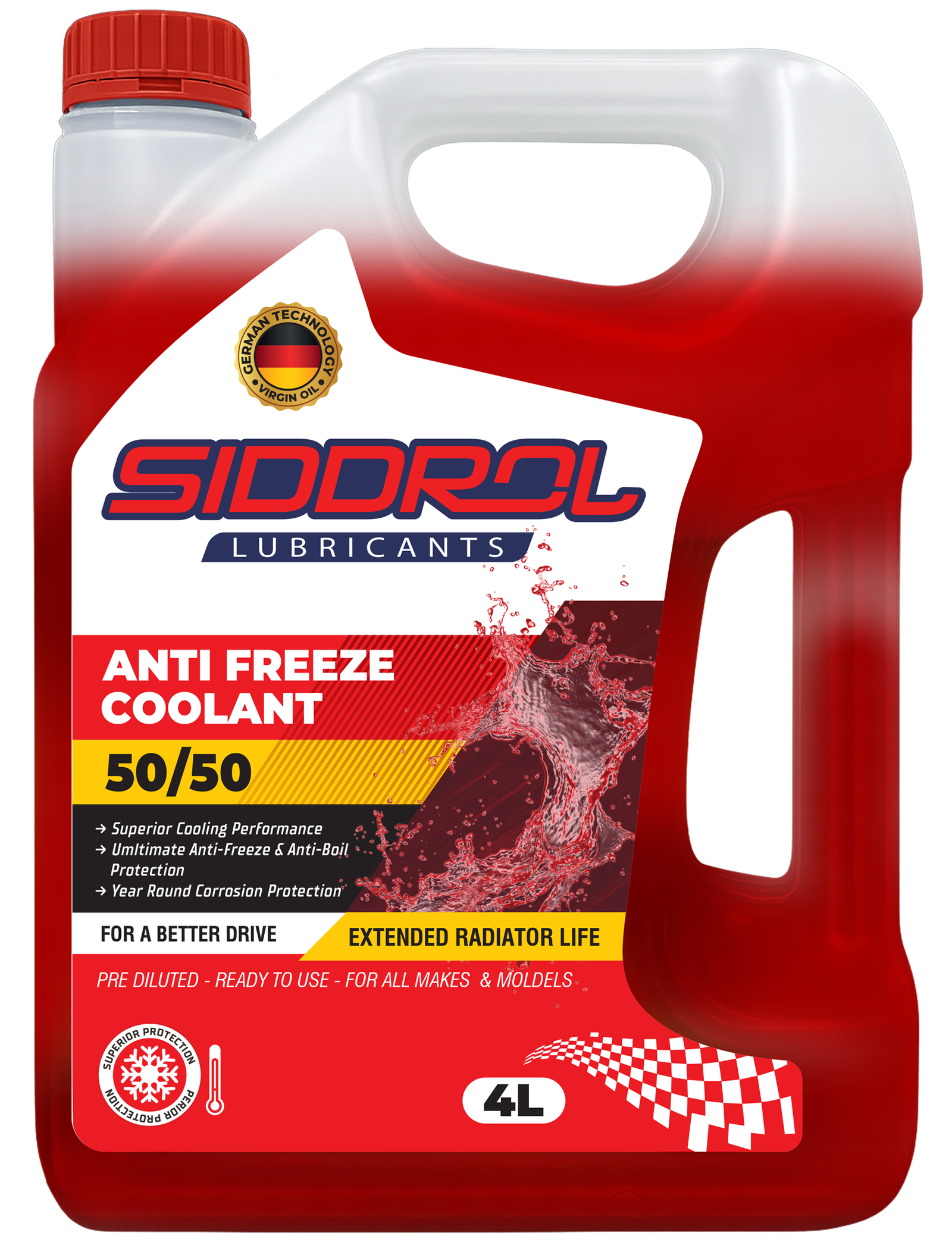 50% Coolant Red